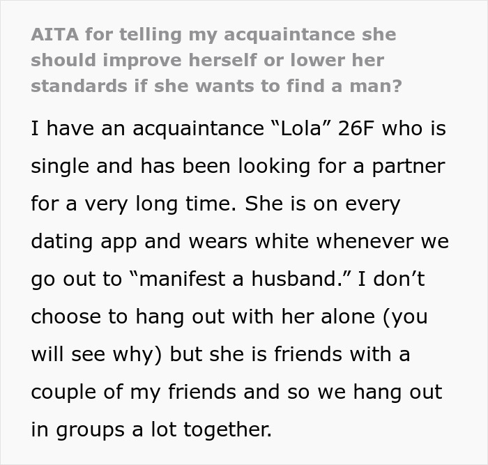 Woman Can’t Understand Why She Struggles To Find A Man, Friend Gets Blatantly Honest - 2