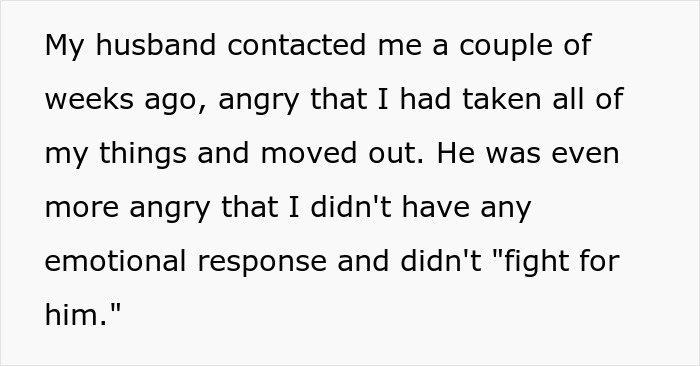 Wife Packs Up And Moves Out After Being Served Divorce Papers, Husband Expected More Of A Reaction - 4