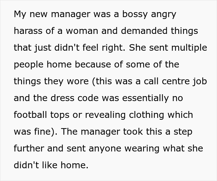 New Manager Enforces Ridiculous Dress Code, Is Shocked When Employee Decides To Quit - 6