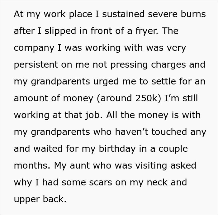 Teen Calls Police On Family After They Learn About Her $250k Settlement And Show Up At Her Door - 6