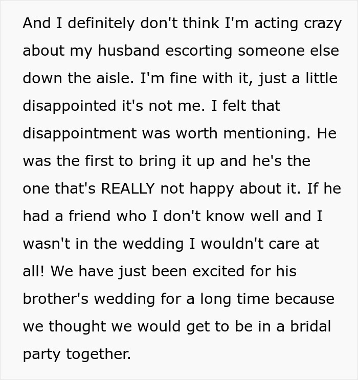 Woman Upset She Can’t Be A Bridesmaid Because Of Bride’s OCD, Splits The Internet - 9