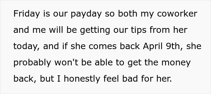 Woman Who Thought The Rapture Was About To Happen Dishes Out Huge Tips, Returns For A Refund - 12