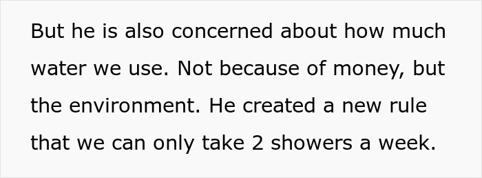 Man Battles With Wife’s Ultimatum: Give Her More Than 2 Showers Per Week Or See Her Move Out - 5
