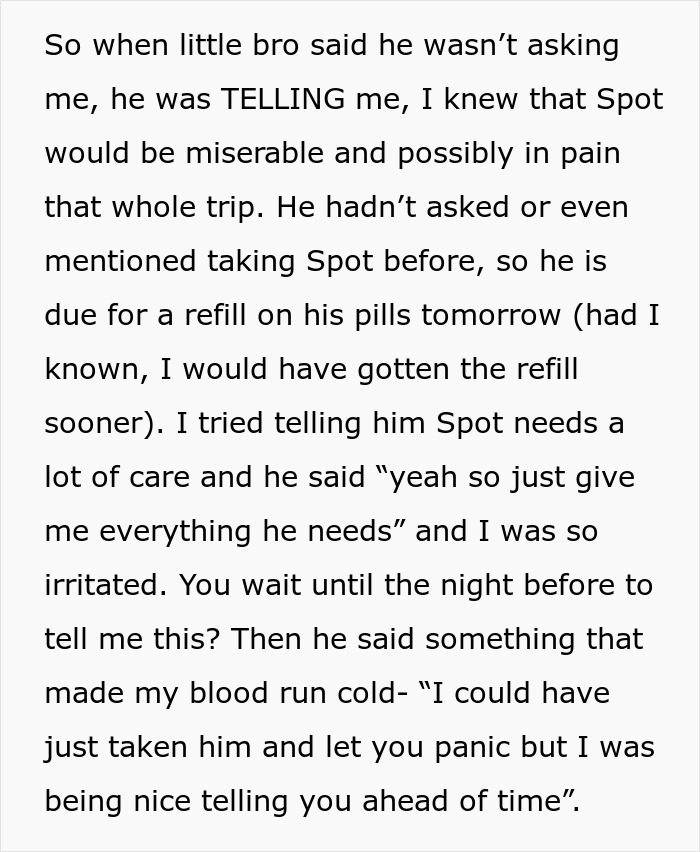 Woman Is Horrified Brother Wants To Take Dog On His Fishing Trip, Runs Away To Fiancé With It Woman Is Horrified Brother Wants To Take Dog On His Fishing Trip, Runs Away To Fiancé With It