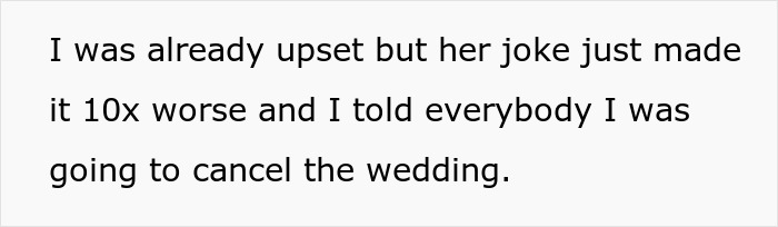Bride's Family Bets Fiance Will End Marriage Because She Isn't Submissive, So She Cancels Wedding - 4