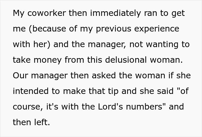 Woman Who Thought The Rapture Was About To Happen Dishes Out Huge Tips, Returns For A Refund - 10