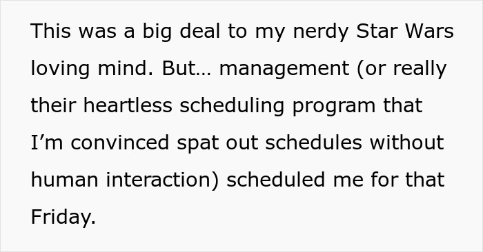 Worker Enjoys Film Premiere Mid-Shift, Comes To Work The Next Day To A Confused Manager Worker Enjoys Film Premiere Mid-Shift, Comes To Work The Next Day To A Confused Manager