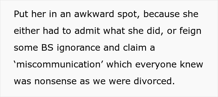 Man Learns Ex-Wife Is Trying To Set Him Up For Embarrassment, Watches Her Regret It Man Learns Ex-Wife Is Trying To Set Him Up For Embarrassment, Watches Her Regret It