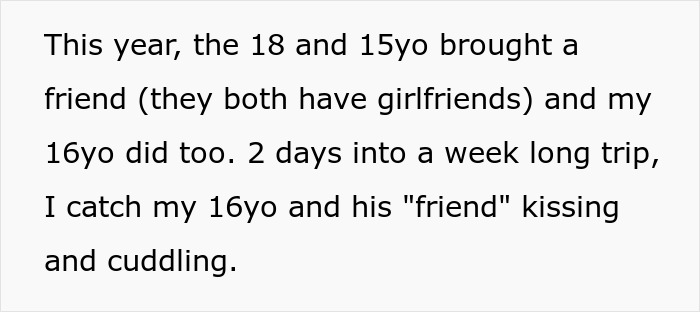 Parent Asks If They&rsquo;re The Jerk For Sending Son Home From Boy&rsquo;s Trip After He Brought His BF