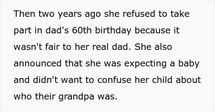 “[Am I The Jerk] For Refusing To Support My Sister After Dad Told Her He Regrets Being Her Dad?” - 13