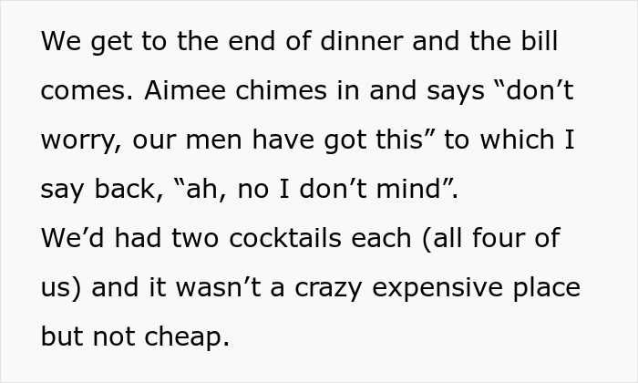 Woman Suggests To Split The Bill On Double Date, Gets Blamed For Causing A Breakup