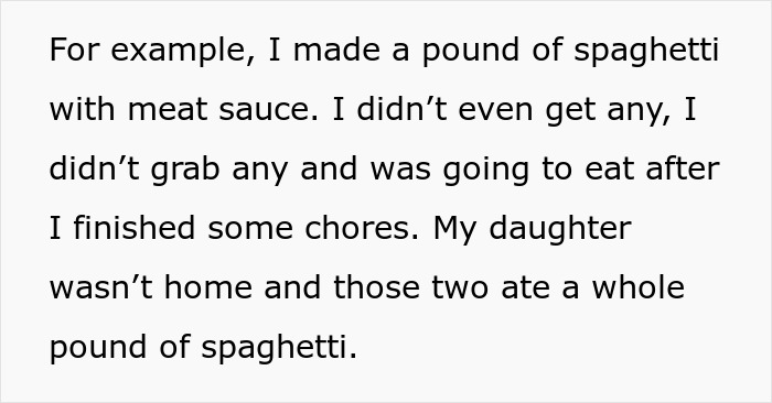 Mom Is Sick And Tired Of Cooking Extra Food For Glutton Son And DIL, Decides To Label The Leftovers - 4