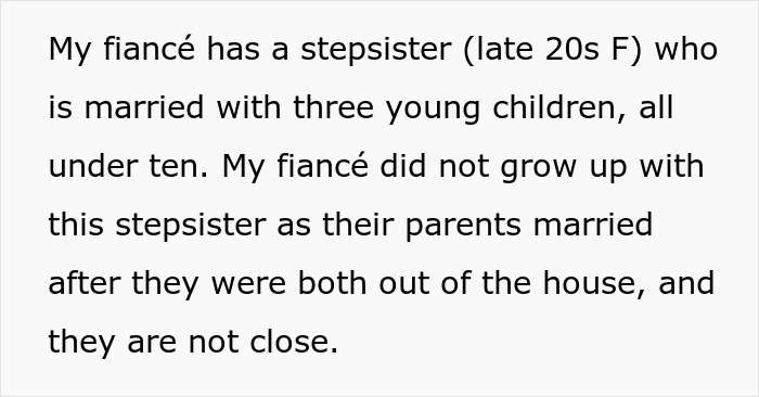 Bride Wants To Ban SIL’s Kids From Wedding But Not Other Kids, Asks If That’s Wrong - 3