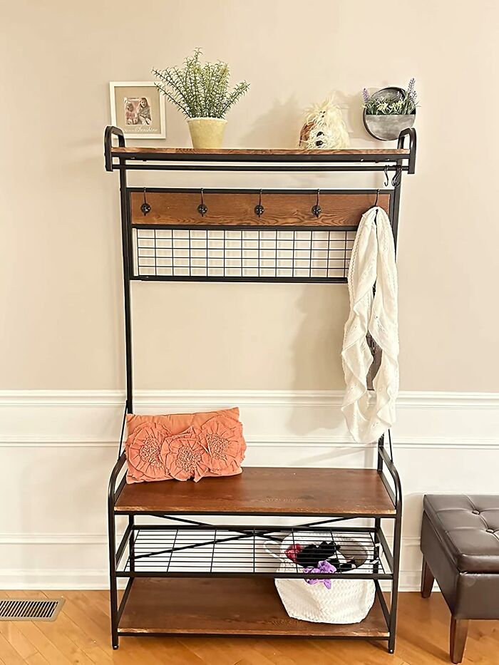 Whether You Are A Cottage-Core Girlie Or A Minimalist Queen, This Hall Tree From Homissue Is The Perfect Addition To Any Space