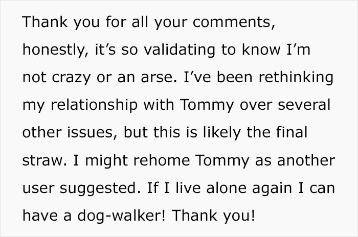 Guy Makes A Dumb Excuse Not To Walk GF’s Dog, Is About To Face The Consequences Guy Makes A Dumb Excuse Not To Walk GF’s Dog, Is About To Face The Consequences