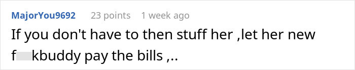 Woman Leaves Husband For Another Man, Is Shocked When He Stops Paying Spousal Support Woman Leaves Husband For Another Man, Is Shocked When He Stops Paying Spousal Support