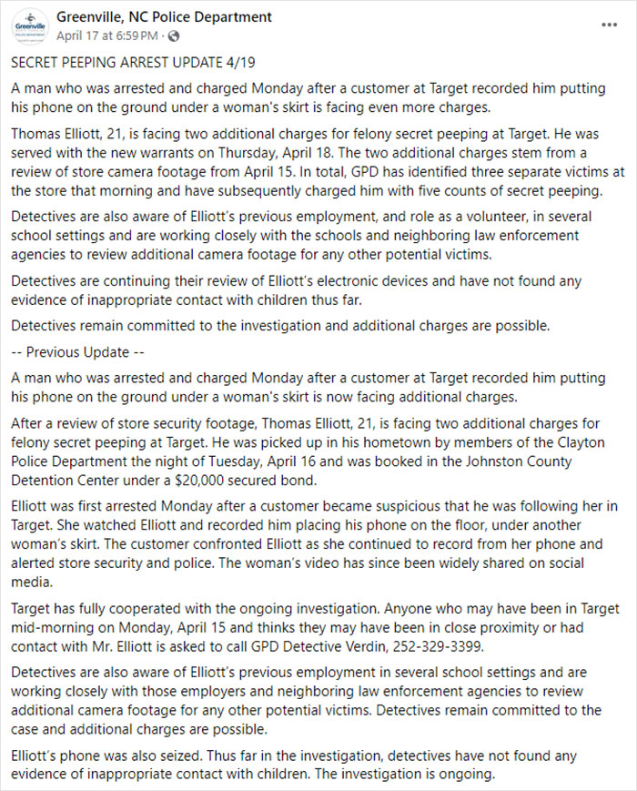 “Fantastic Work”: People Praise Woman’s Quick Thinking In Catching Upskirter On Camera - 4