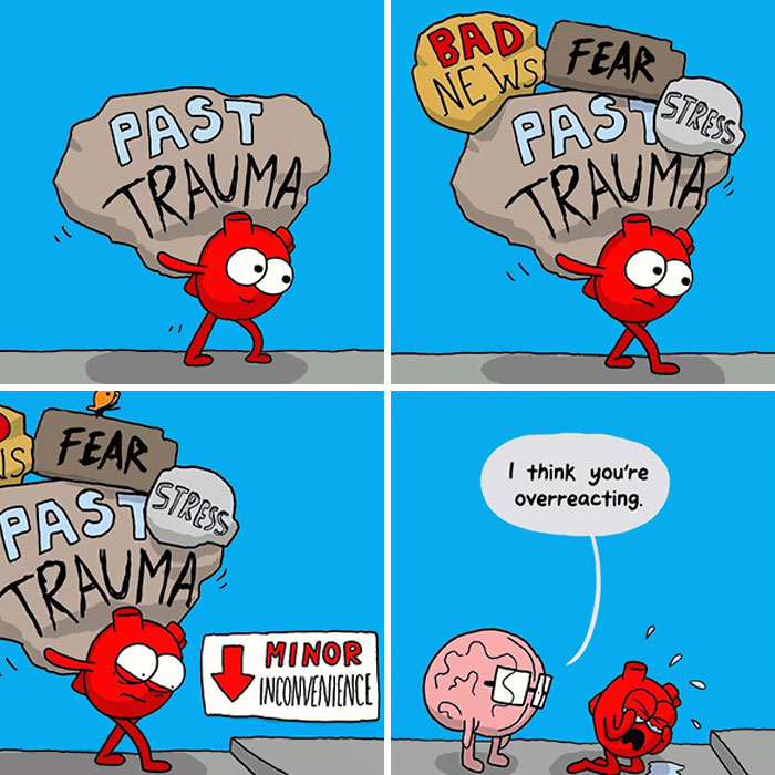 Artist Creates Comic Series About Human Organs Interacting With Each Other (30 New Pics)