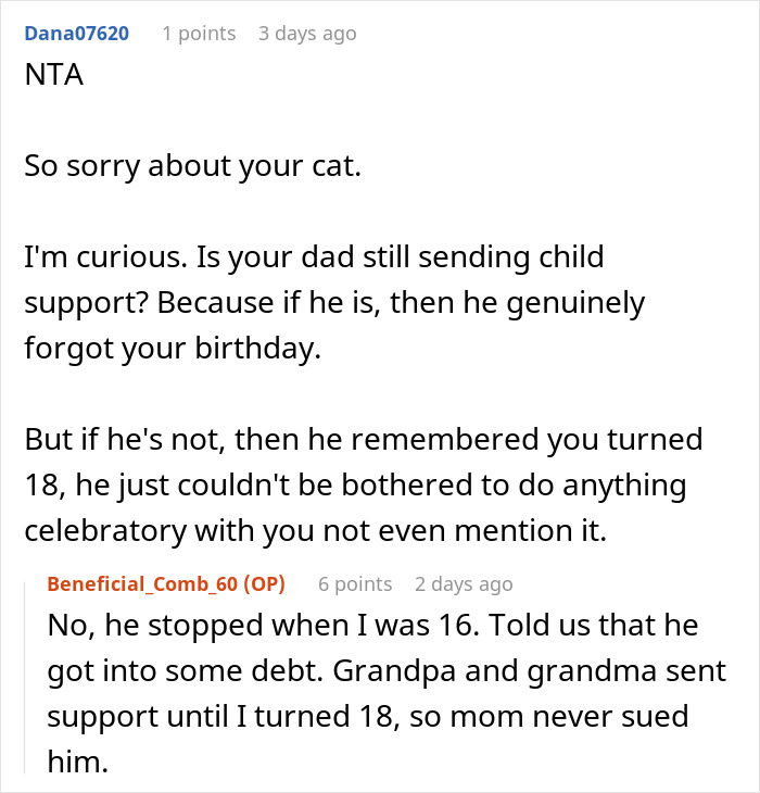 Son Shuts Down Dad Wanting To Forcibly Visit By Saying That Visitation Rights Apply Only Until 18YO