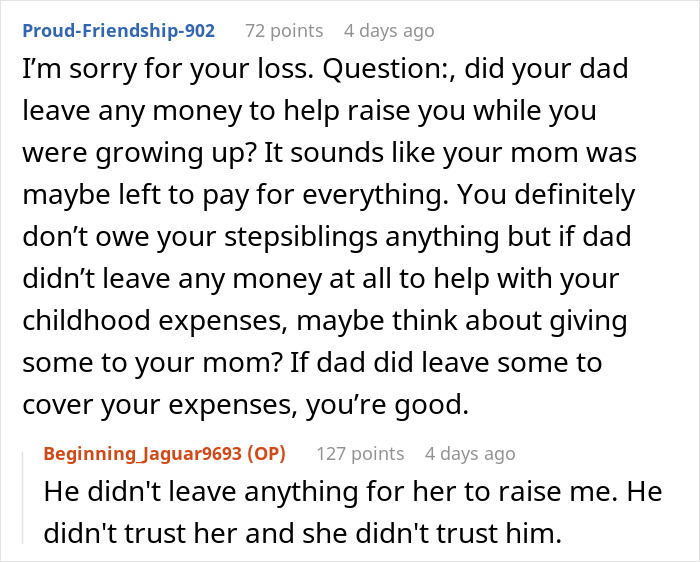 Teen Unexpectedly Inherits A ‘Crazy’ Inheritance From Dad, Drama Ensues When Mom Finds Out - 18