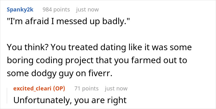 Guy “Comes Clean” To GF About How He Used AI To Talk To Her In The Start, Gets Blocked Immediately - 11