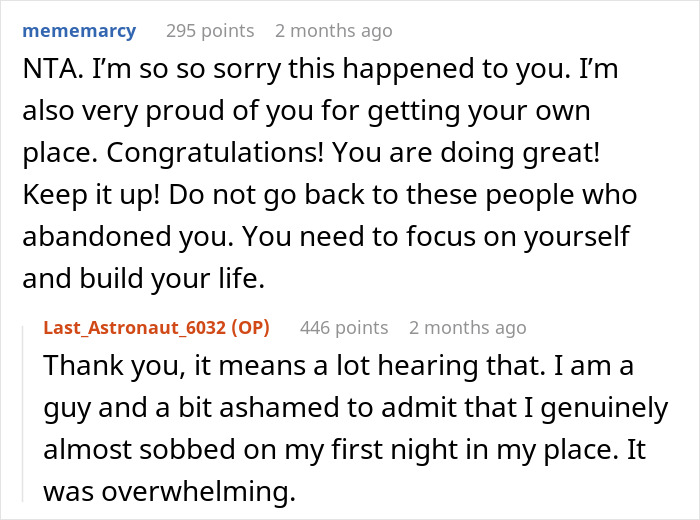 Teen Is Kicked Out By Mom And Her BF, Refuses To Return Home When Asked After Mom Has A Stroke - 14