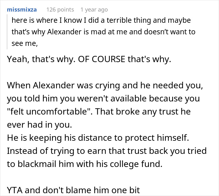 Guy Becomes Estranged From Son After Finding Out He's An Affair Kid, Family Drama Ensues Guy Becomes Estranged From Son After Finding Out He's An Affair Kid, Family Drama Ensues