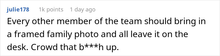 Person Gets Revenge On Office 'Karen' Who Complained People Were Using 'Her' Shared Desk