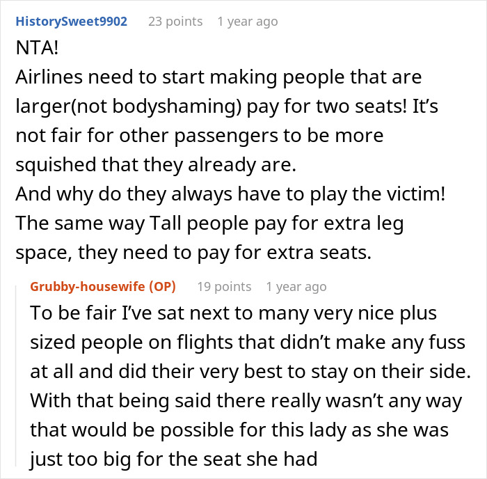Person Gets Trapped By A Plus-Size Woman On A Flight, Makes Her Cry After Asking To Switch Seats - 18
