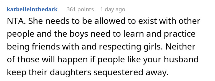 Woman Thinks Her Husband Is Being A Silly Overprotective Dad, Doesn't Realize How Serious He Is - 14