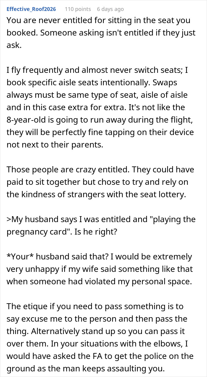 Heavily Pregnant Woman Stays In Her Seat She Paid For, Other Passengers Purposely Inconvenience Her