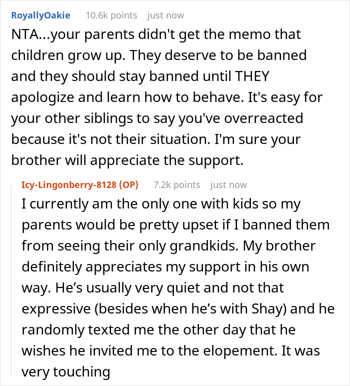 Parents Won’t Acknowledge Son’s Marriage, Daughter Bans Them From Her Kid’s Birthday - 12