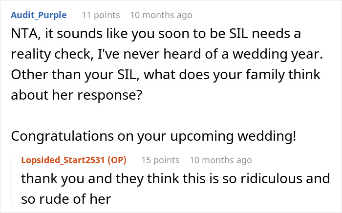 Woman Is Confused After Bridezilla Forbids Her From Getting Married During Her “Wedding Year” - 22