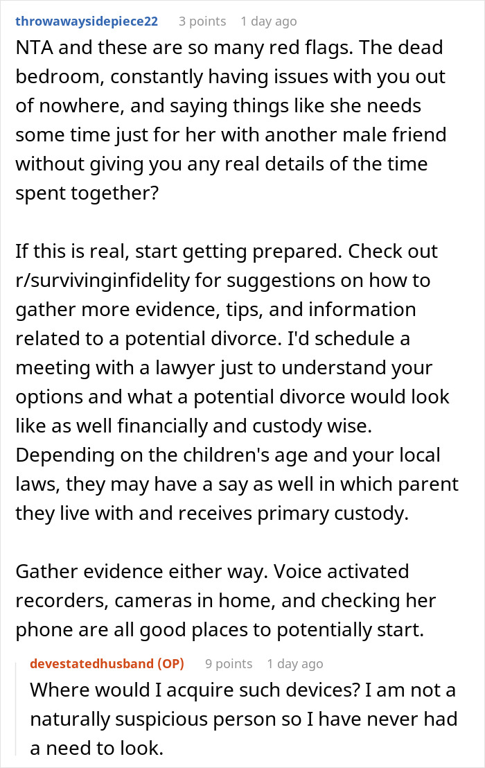 Man Suspected Wife Was Cheating, Gets Proved Right, And Has To Live With The Idea Of An Open Marriage