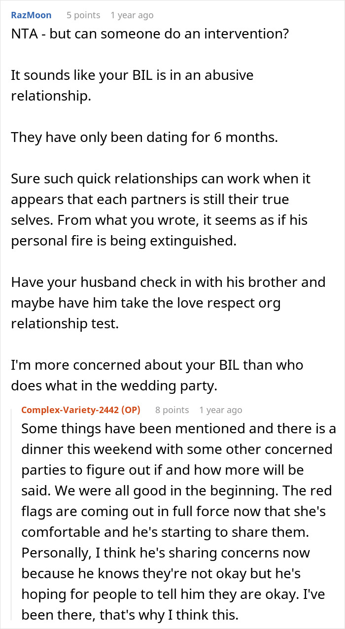 Woman Upset She Can’t Be A Bridesmaid Because Of Bride’s OCD, Splits The Internet - 24