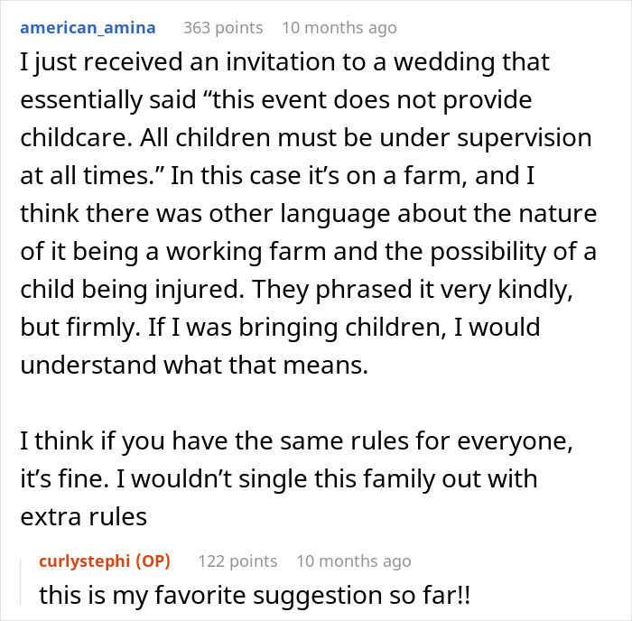 Bride Wants To Ban SIL’s Kids From Wedding But Not Other Kids, Asks If That’s Wrong - 17
