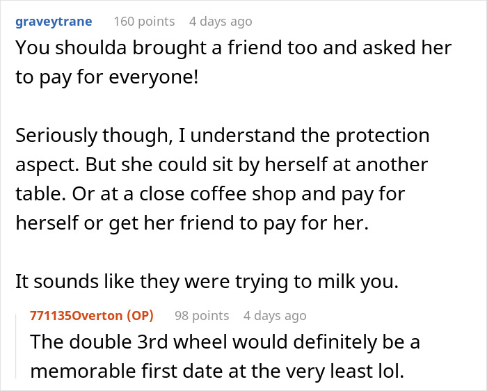 Man Roasts Date After She Brings Her Friend Along Expecting Him To Pay - 16
