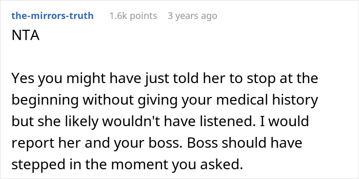 Woman Left In Tears After Coworker Demands She Stop Feeding Him - 17