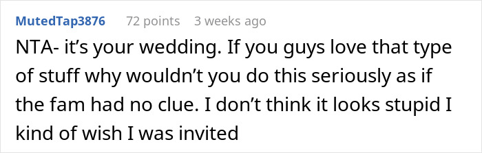 Nerdy Couple Wants A Fantasy Wedding, Guests Say They're Uncomfortable With The Theme - 20