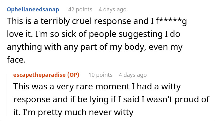 Woman Comes Up With Perfect Lie To Teach "Smile More" Guy A Lesson