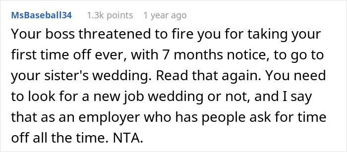 “Suck It Up”: Nanny Confronts Mom After Being Forced To Miss Sister’s Wedding - 20