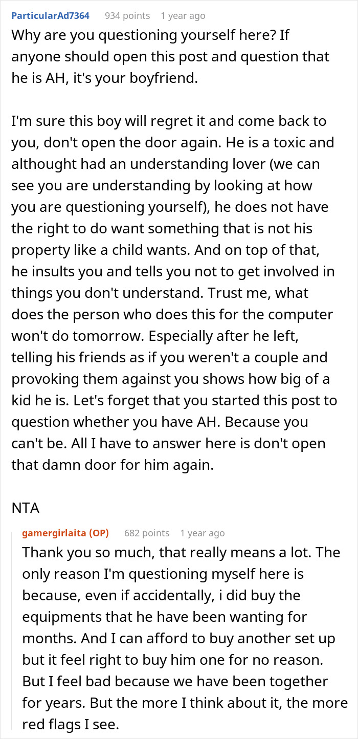 Guy Takes Drastic Measures After Attempts To Coerce GF Into Handing Over Her New PC Fail - 16