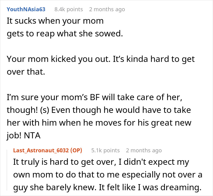 Teen Is Kicked Out By Mom And Her BF, Refuses To Return Home When Asked After Mom Has A Stroke - 11