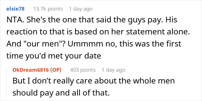 Woman Suggests To Split The Bill On Double Date, Gets Blamed For Causing A Breakup