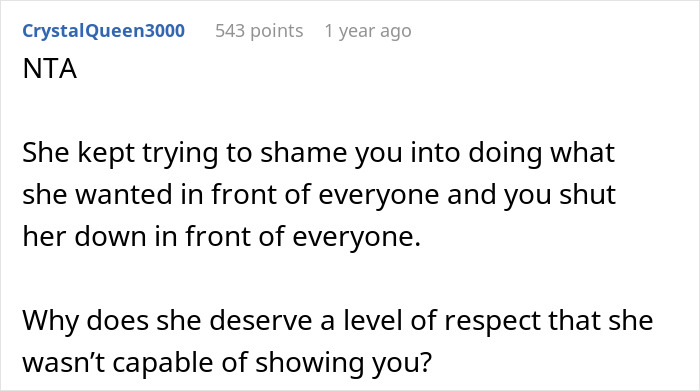 "AITA For Returning The Money To My MIL In Front Of Everyone, Embarrassing Her?" "AITA For Returning The Money To My MIL In Front Of Everyone, Embarrassing Her?"