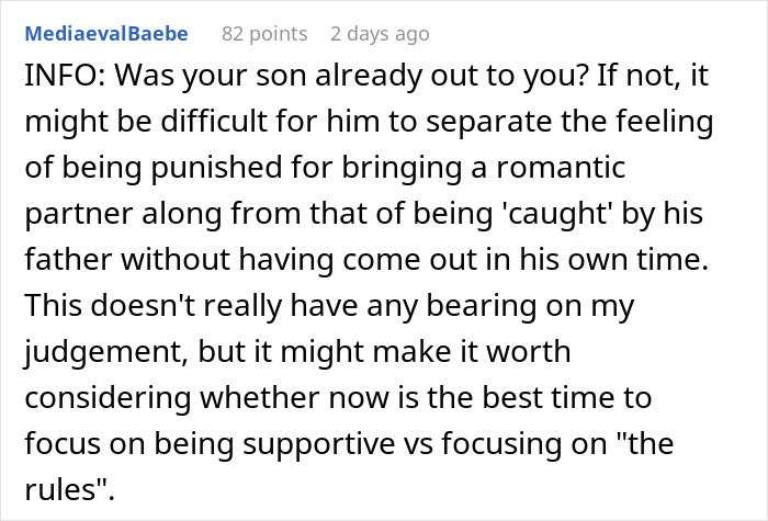 Parent Asks If They&rsquo;re The Jerk For Sending Son Home From Boy&rsquo;s Trip After He Brought His BF