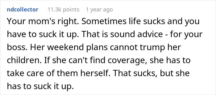 “Suck It Up”: Nanny Confronts Mom After Being Forced To Miss Sister’s Wedding - 16