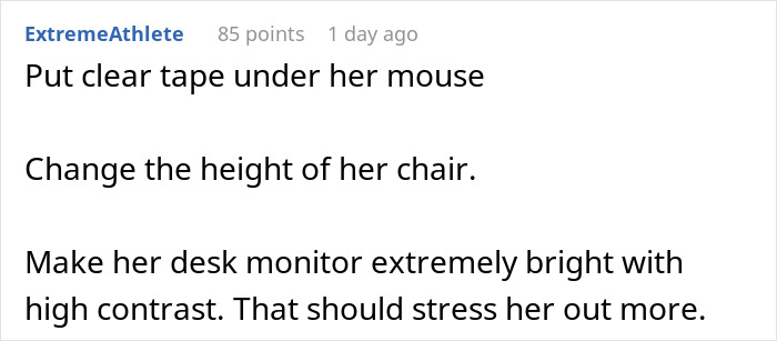 Person Gets Revenge On Office 'Karen' Who Complained People Were Using 'Her' Shared Desk