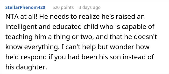 “Dinner Got Pretty Quiet”: Dad Keeps Doubting Biologist Daughter, She Tells Him She Knows Better  - 16
