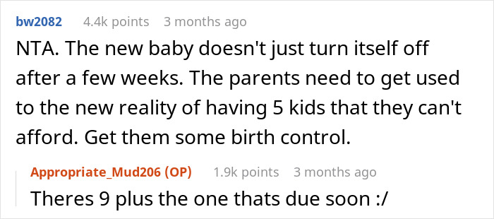 Teen Refuses To Become BF&rsquo;s Mom&rsquo;s Free Babysitter After She Welcomes Baby No. 10